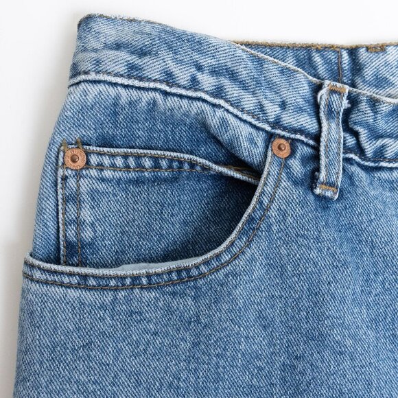 Vintage Guess Jeans High Rise Tapered Leg Denim 90s Canada SIze 29 Fits 26 - Picture 8 of 16